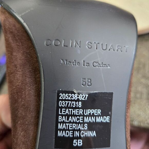 🐢 Colin Stuart Suede Pumps/ Booties Size 5B - Picture 6 of 17